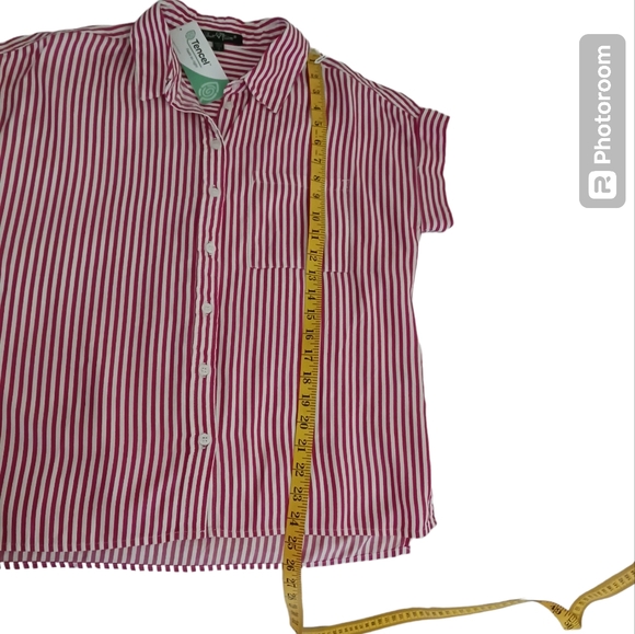 💰Women's Designer Top Button Down w/Collar S by: Velvet Heart - Picture 4 of 5